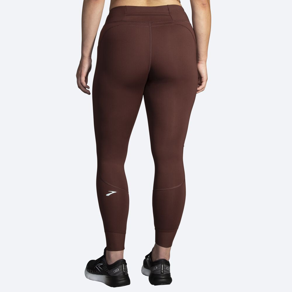 Brooks Momentum Thermal Tight κολαν γυναικεια σοκολάτα | GR451879