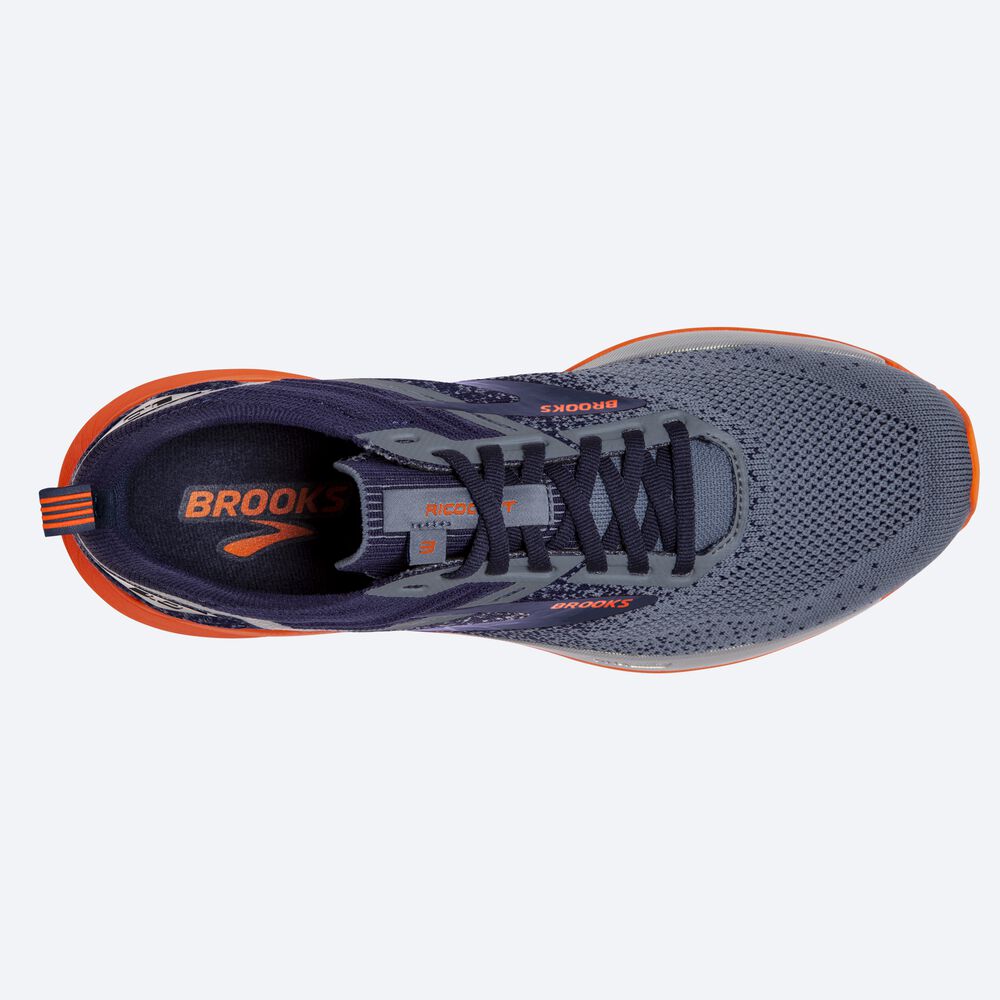 Brooks Ricochet 3 παπουτσια για τρεξιμο ανδρικα σκουρο μπλε/γκρι/βαθυ κοκκινα | GR293817