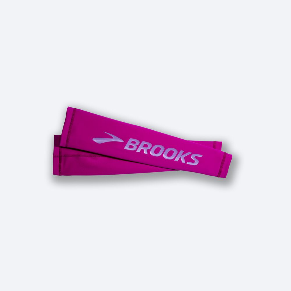 Brooks Source Midweight Arm Warmer γυναικεια ροζ/μωβ | GR615347