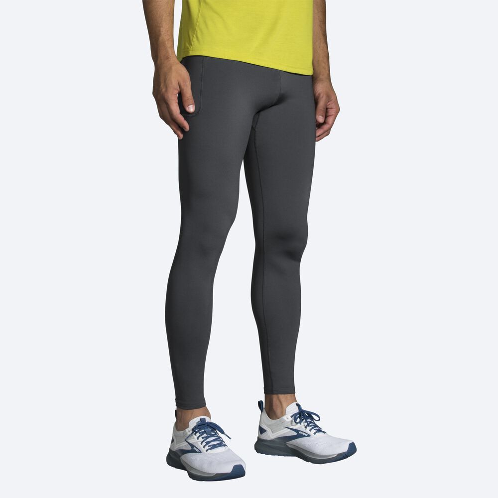 Brooks Source Tight κολαν ανδρικα γκρι | GR269503