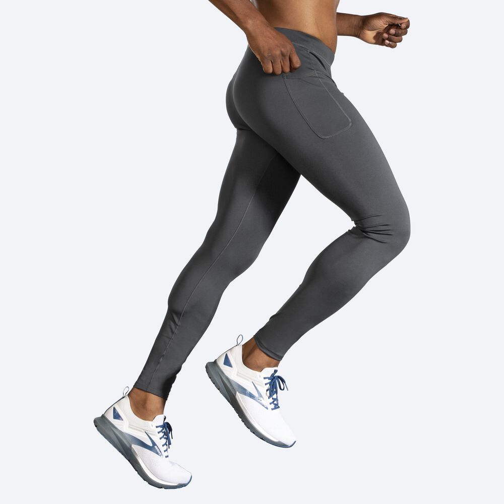 Brooks Source Tight κολαν ανδρικα γκρι | GR269503