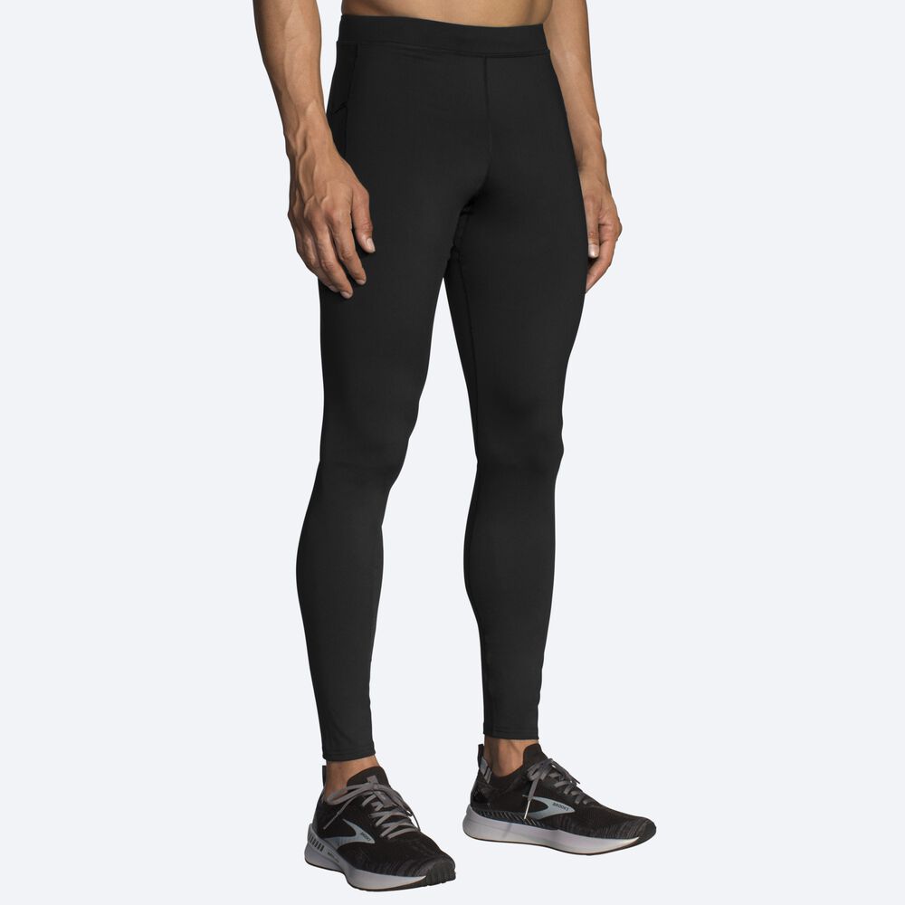 Brooks Source Tight κολαν ανδρικα μαυρα | GR134976