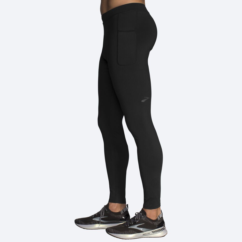 Brooks Source Tight κολαν ανδρικα μαυρα | GR134976