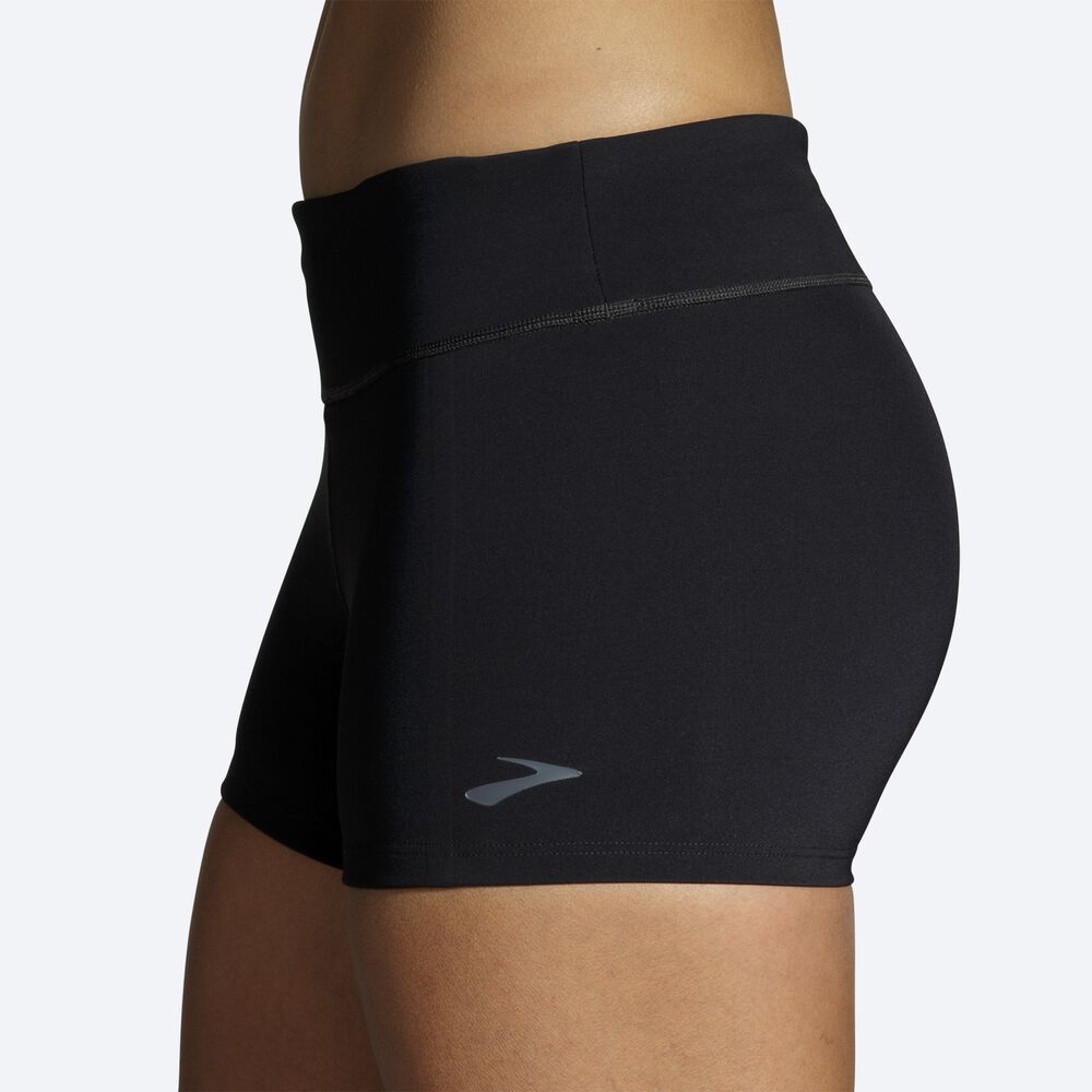 Brooks Speedwork Short Tight κολαν γυναικεια μαυρα | GR403876