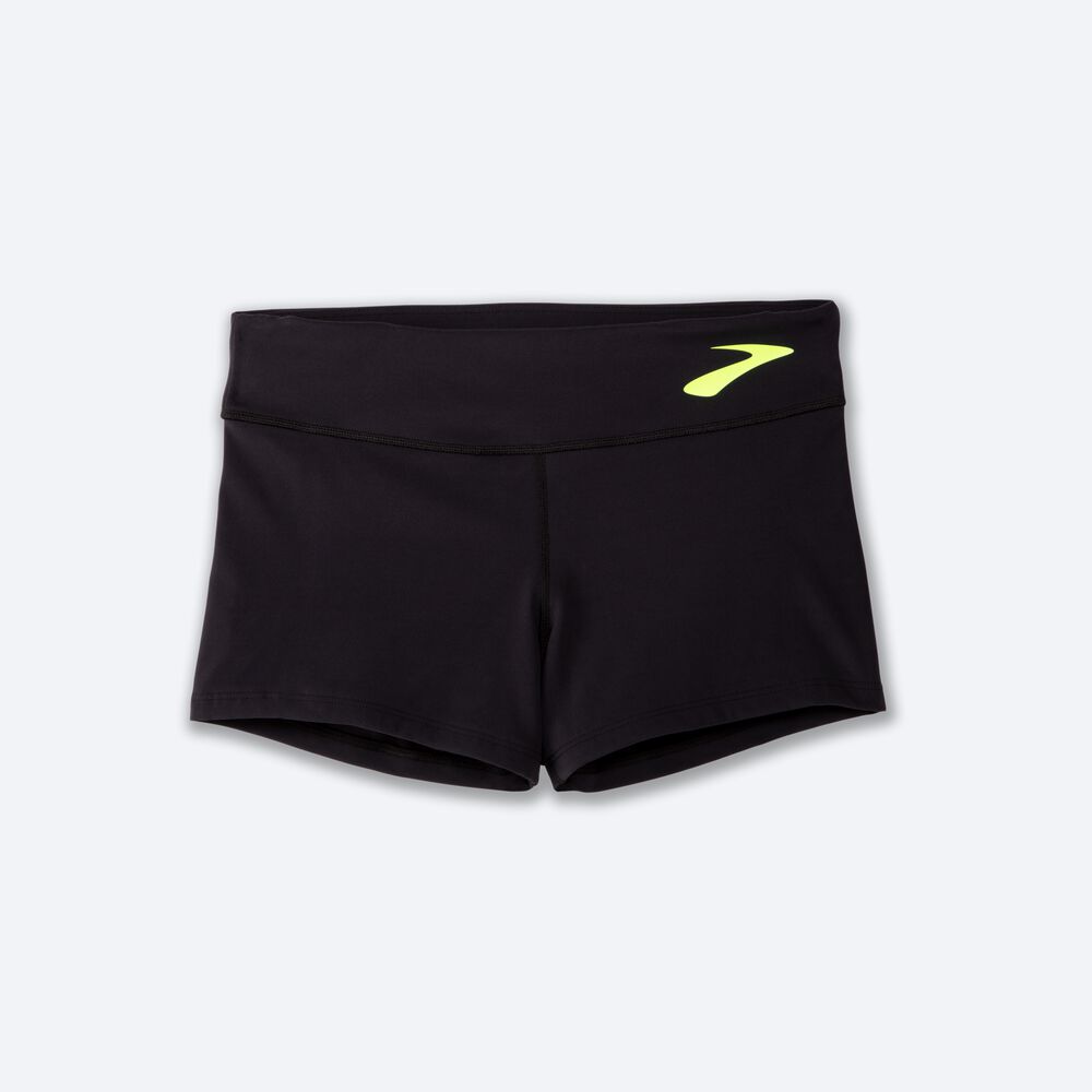 Brooks Speedwork Short Tight κολαν γυναικεια μαυρα | GR907321