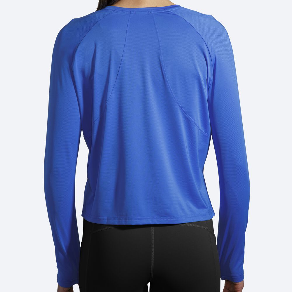 Brooks Sprint Free Long Sleeve μπλουζακια γυναικεια μπλε | GR358614