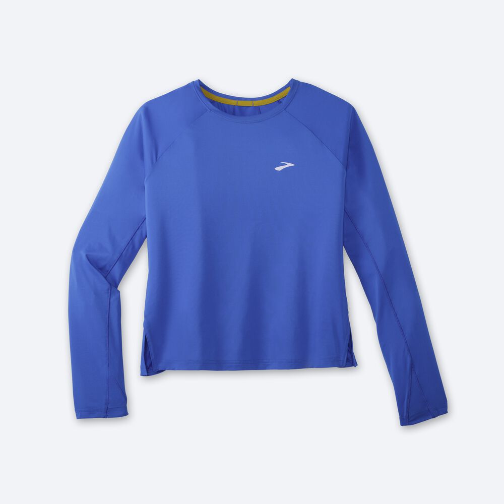 Brooks Sprint Free Long Sleeve μπλουζακια γυναικεια μπλε | GR358614