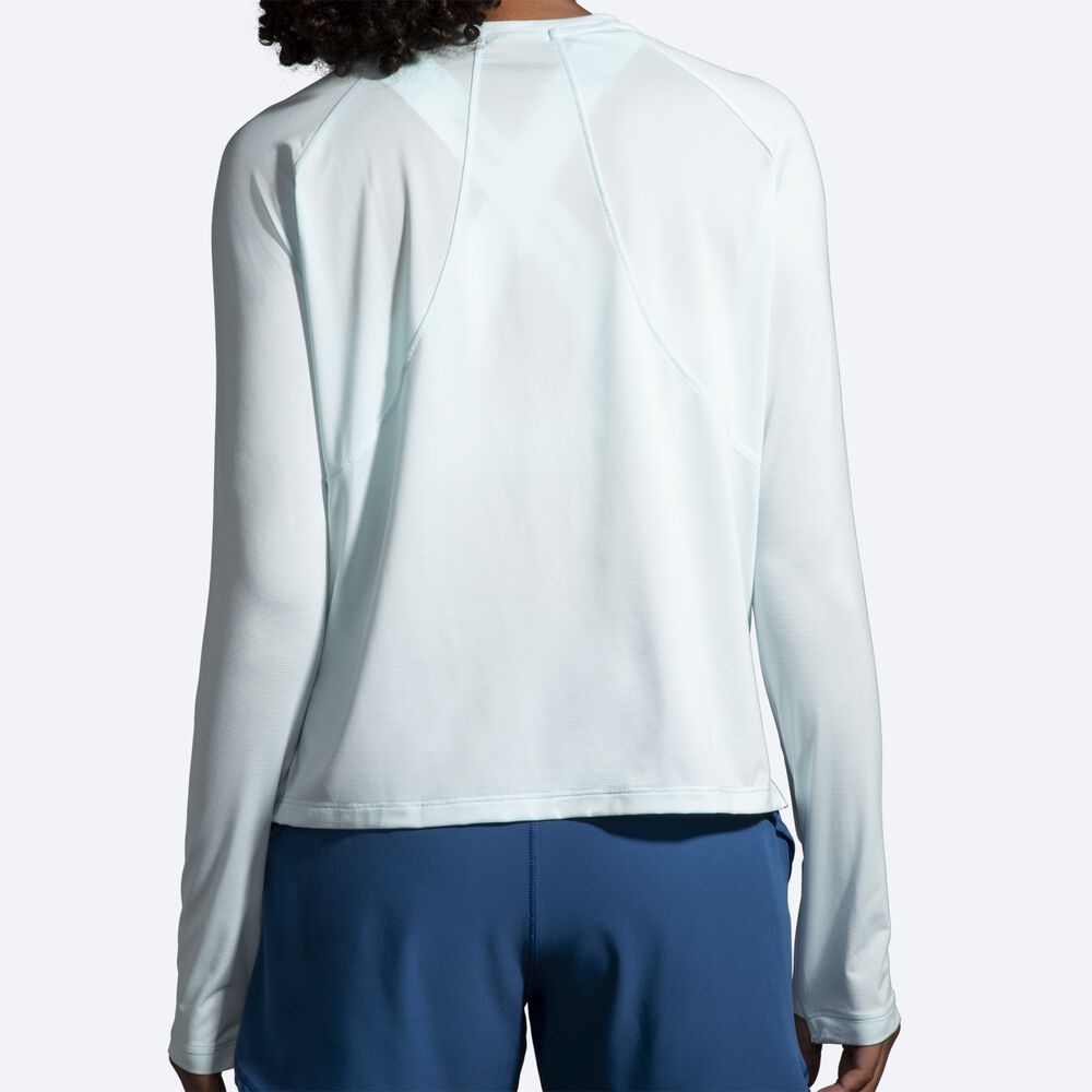 Brooks Sprint Free Long Sleeve μπλουζακια γυναικεια μπλε | GR971640