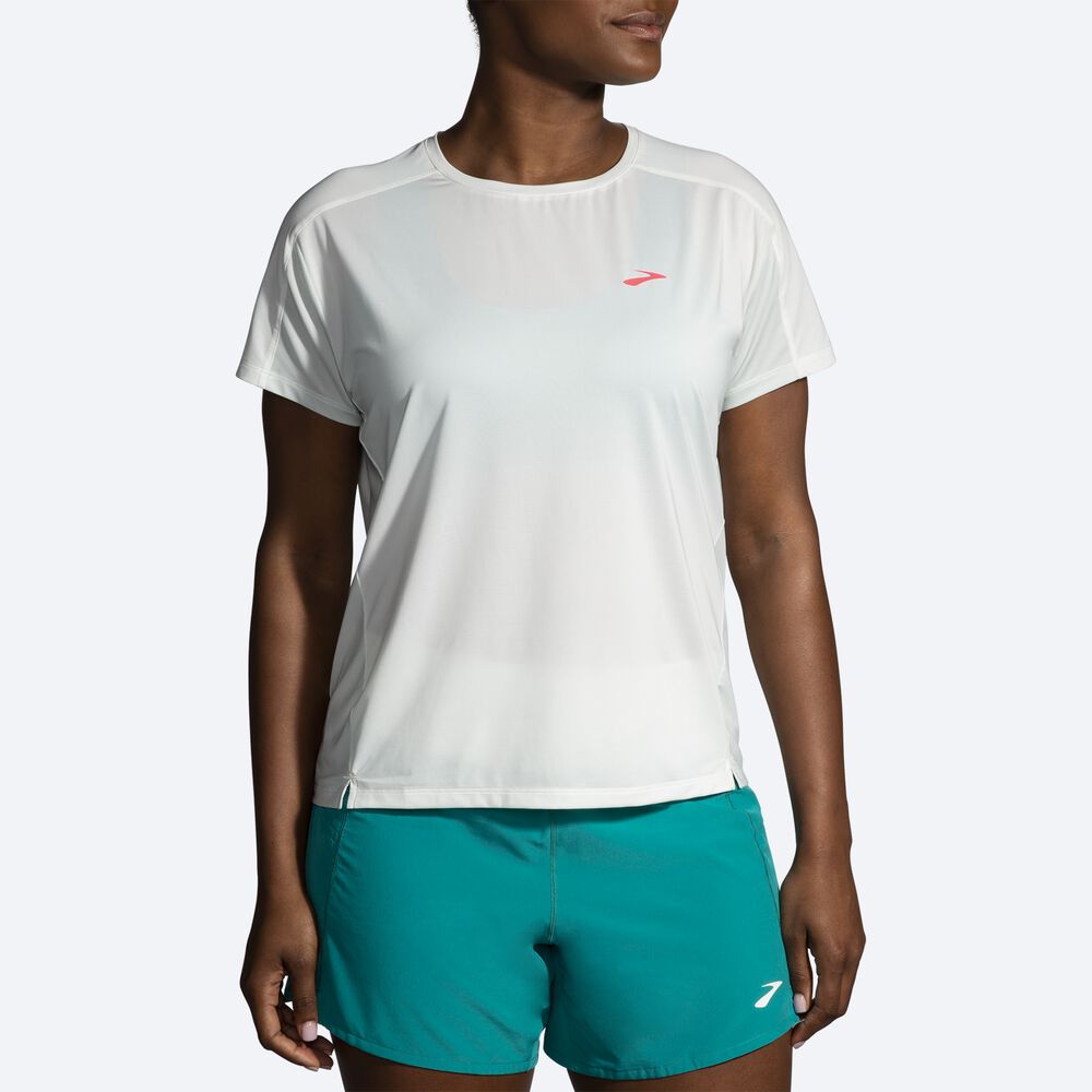 Brooks Sprint Free Short Sleeve 2.0 μπλουζακια γυναικεια μεντα | GR084132