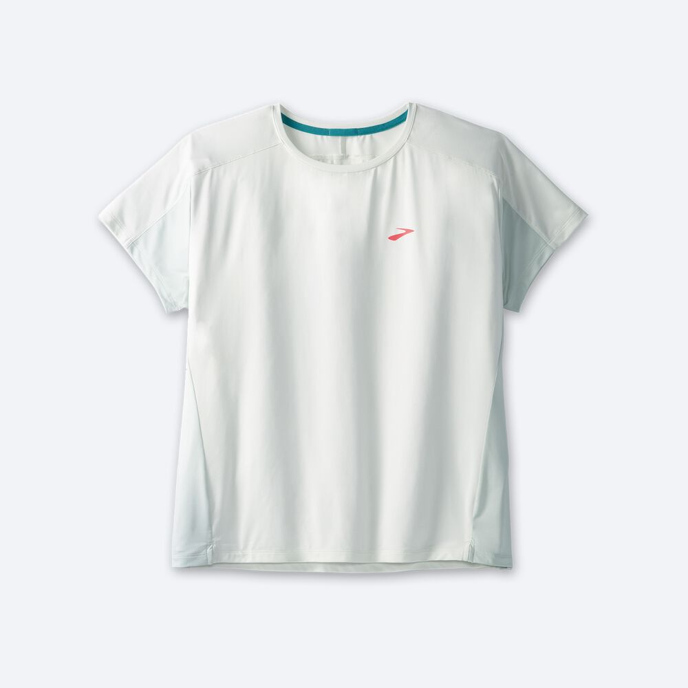 Brooks Sprint Free Short Sleeve 2.0 μπλουζακια γυναικεια μεντα | GR084132